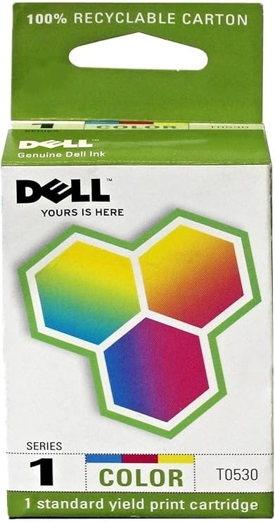 Dell T0530 Series 1 720 A920 Ink Cartridge (Color) in Retail Packaging