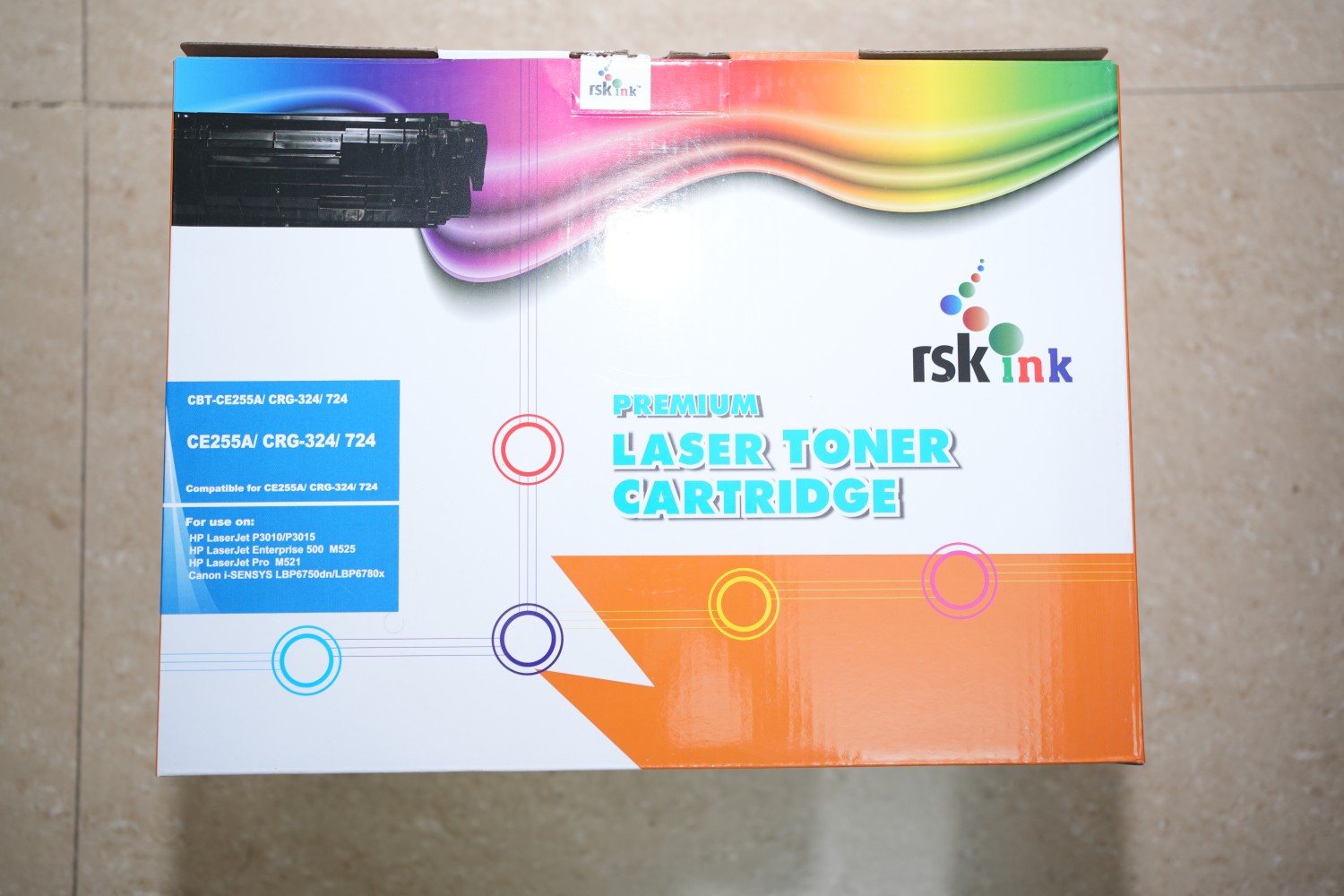 Premium Laser Toner Cartridge CE255A/CRG-324/724