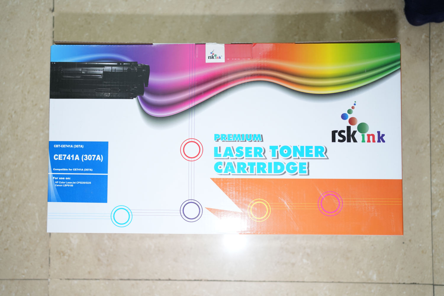 Premium Laser Toner Cartridge CE741A (307A)